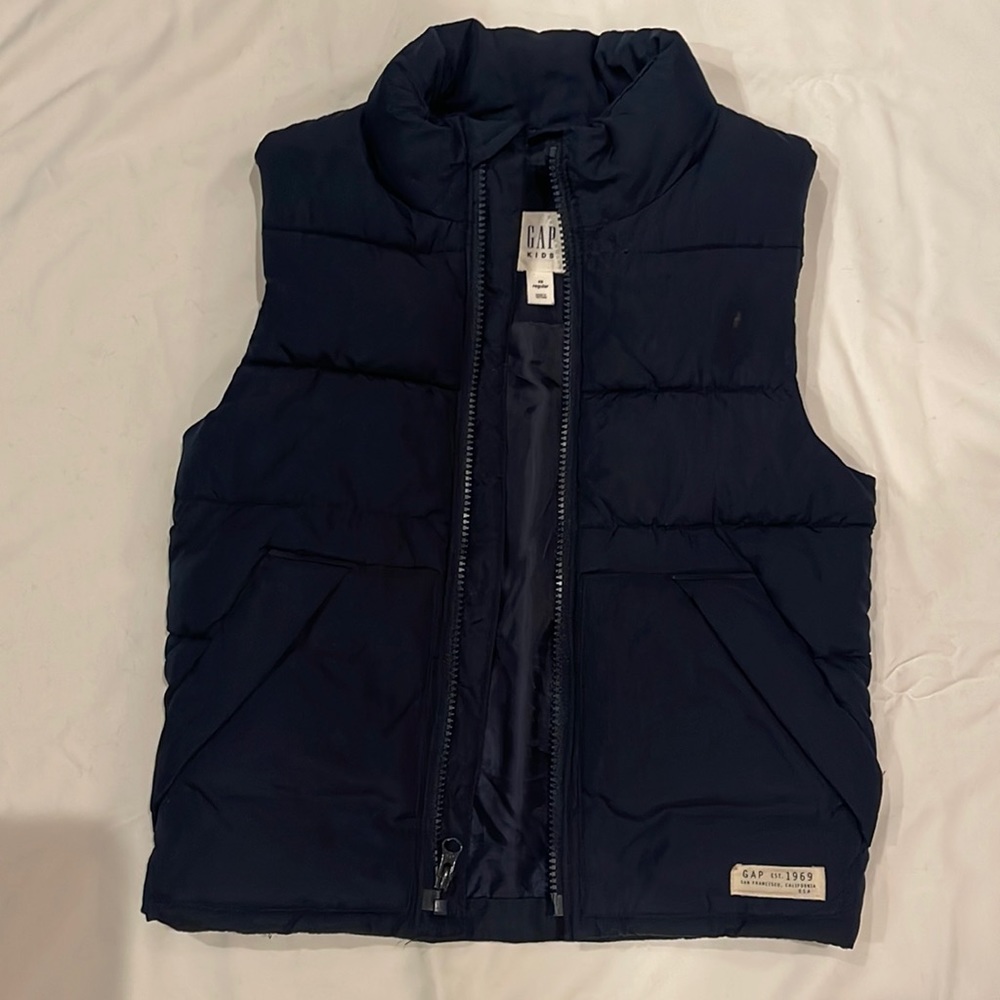 Kids GAP Puffer Vest - Size XS - Navy